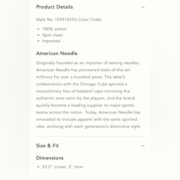 American Needle Navy Blue London Baseball Cap - Picture 5 of 5